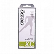Парафин углеводородный SKIGO XC Glider Green (для всех типов снега) (-7°С -20°С) 200 г.