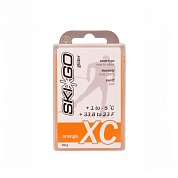 Парафин углеводородный SKIGO XC Glider Orange (для мелкозерн. снега) (+1°С -5°С) 60 г.
