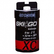 Мазь держания, твердая SKIGO XC Kickwax Red (0°С -2°С) 45 г.