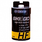 Мазь держания, твердая SKIGO HF Kickwax Yellow (для мокрого снега) (+5°С -1°С) 45 г.