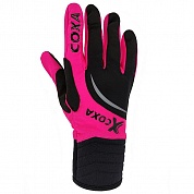 Перчатки лыжные COXA Racing Gloves (розовый/черный)